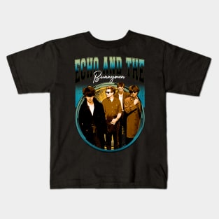 Legendary Echo Capturing The Bunnymen's Iconic Presence Kids T-Shirt